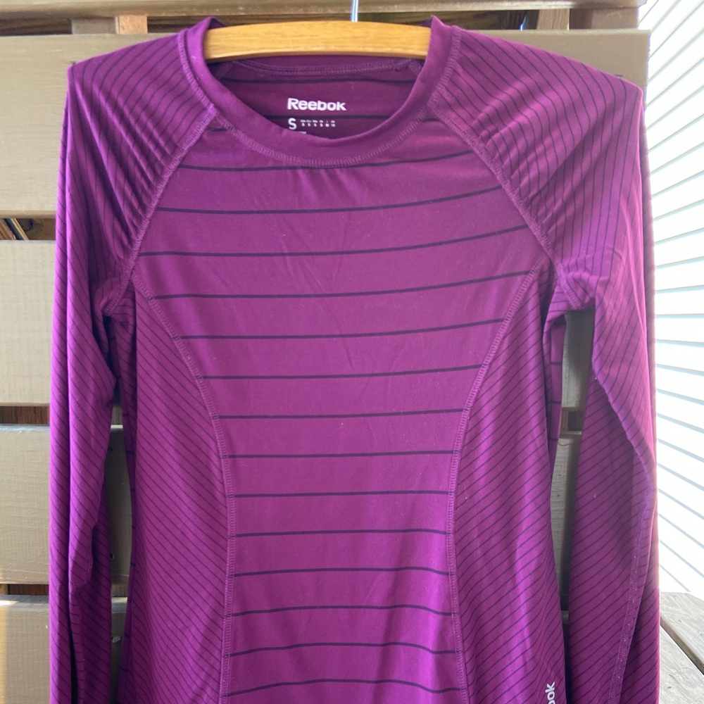 REEBOK purple long sleeve